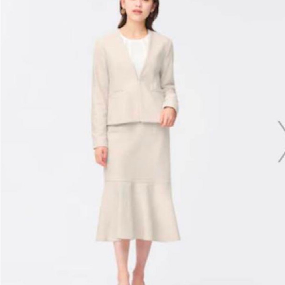 GU tweed Mermaid skirt suits NWT